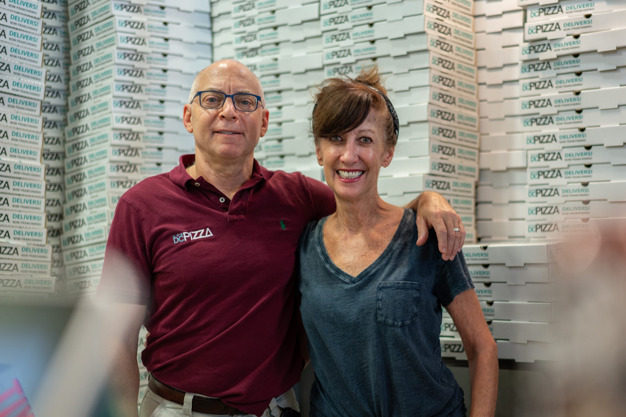 Bob and Lisa owners DC Pizza Washington DC